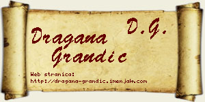 Dragana Grandić vizit kartica